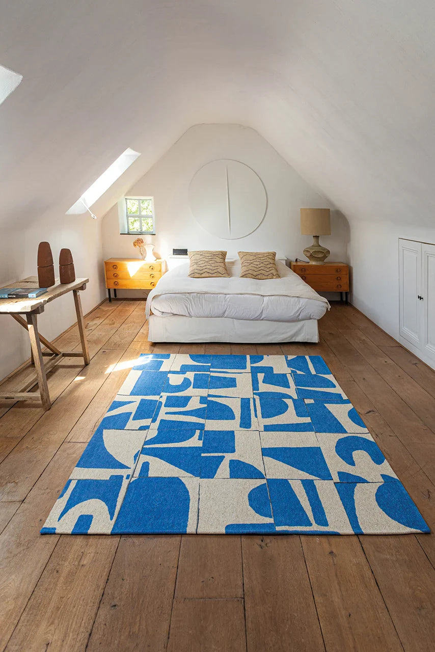 Vloerkleed Blauw