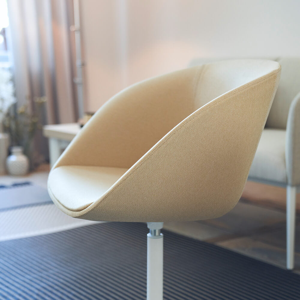 Beige thuiswerk meubels