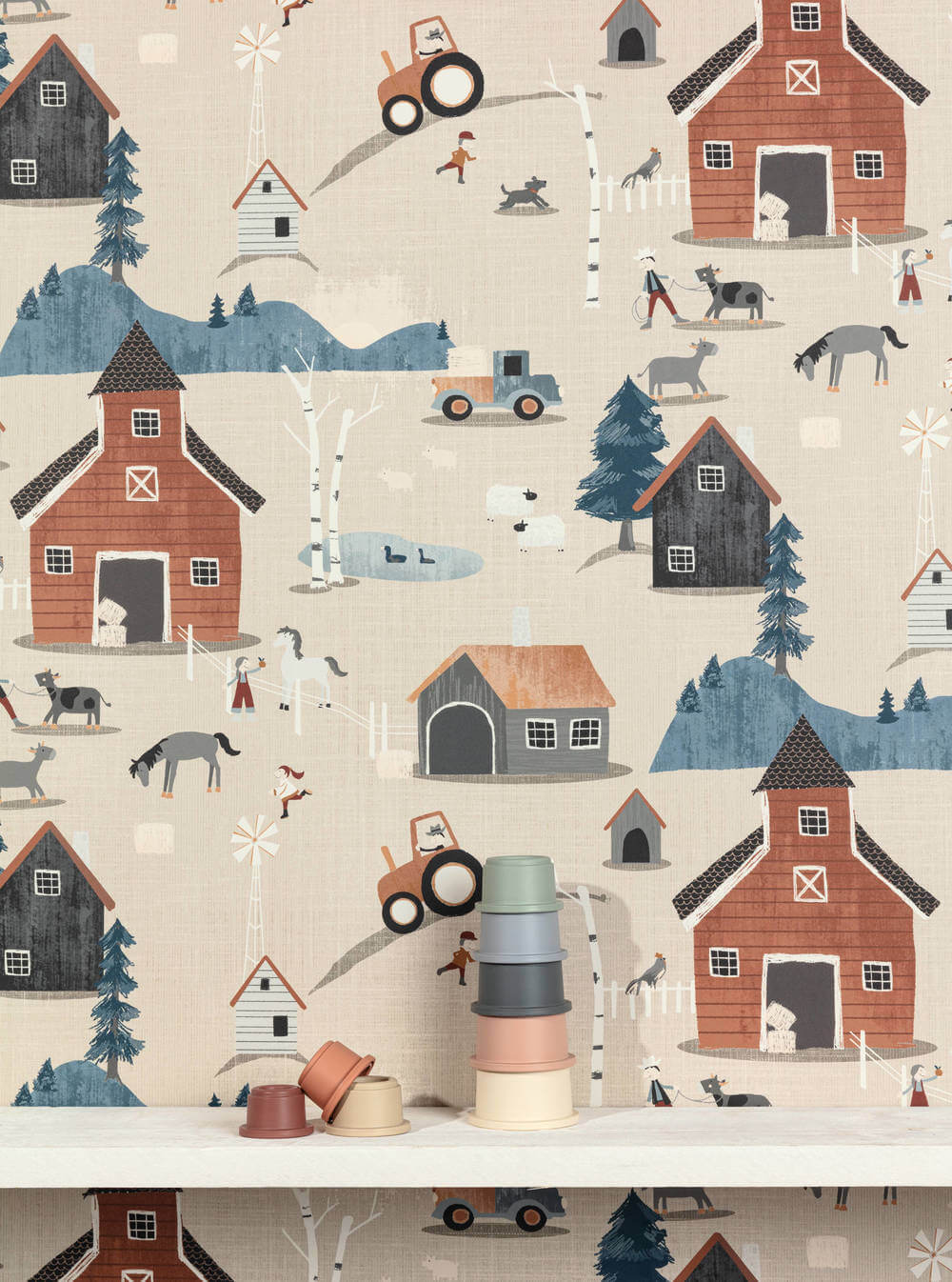 Behang Kinderkamer