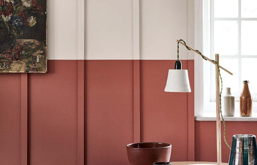 Little Greene Tuscan Red (140) in een interieur