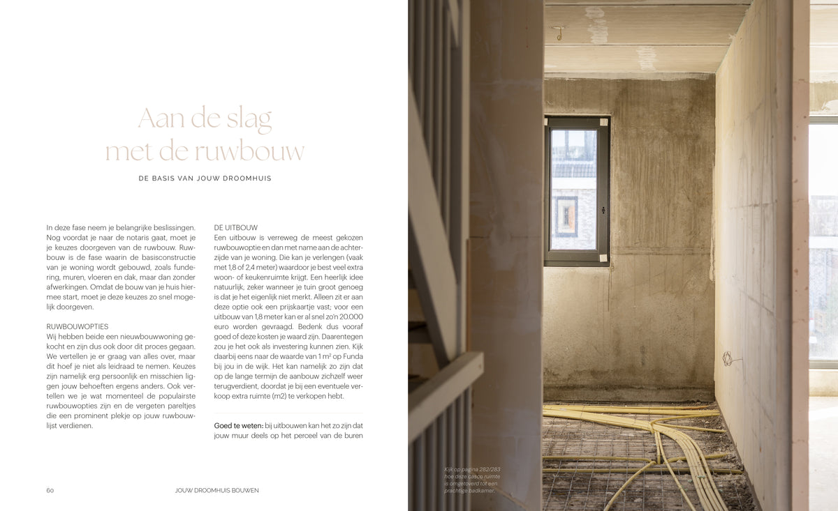 Jouw Droomhuis Bouwen Boek - De Nieuwbouw Editie