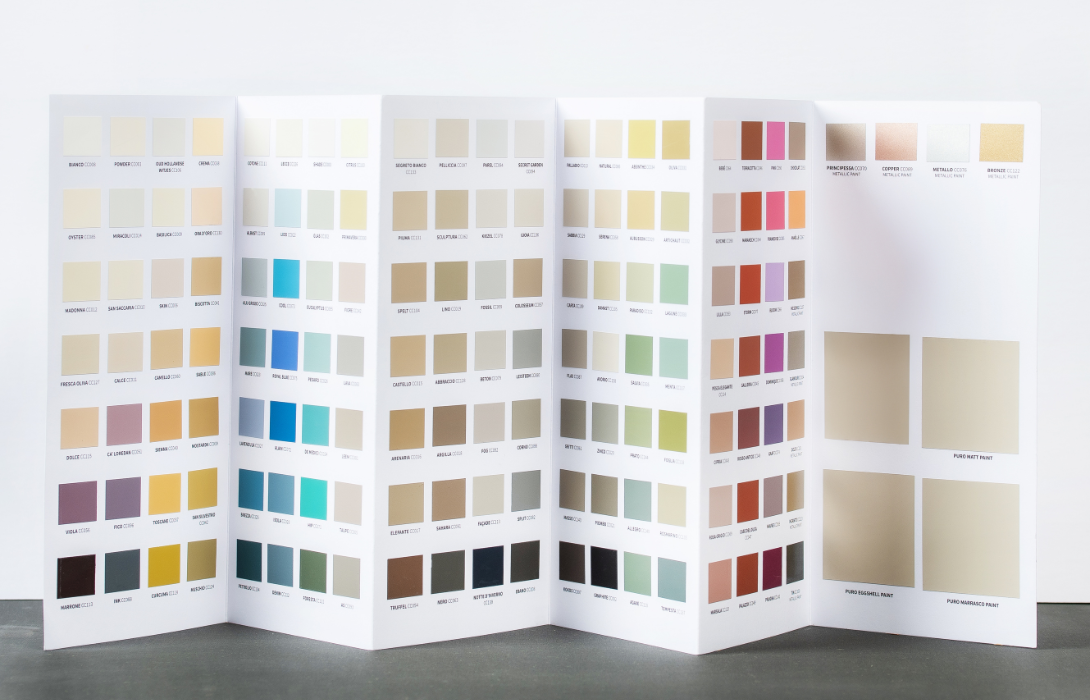 Carte Colori Kleurenkaart