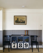 Farrow & Ball Ammonite (274) Tester in een interieur