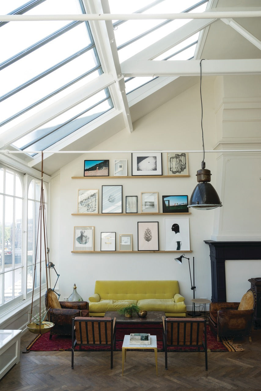 Farrow & Ball Ammonite (274) Tester in een interieur