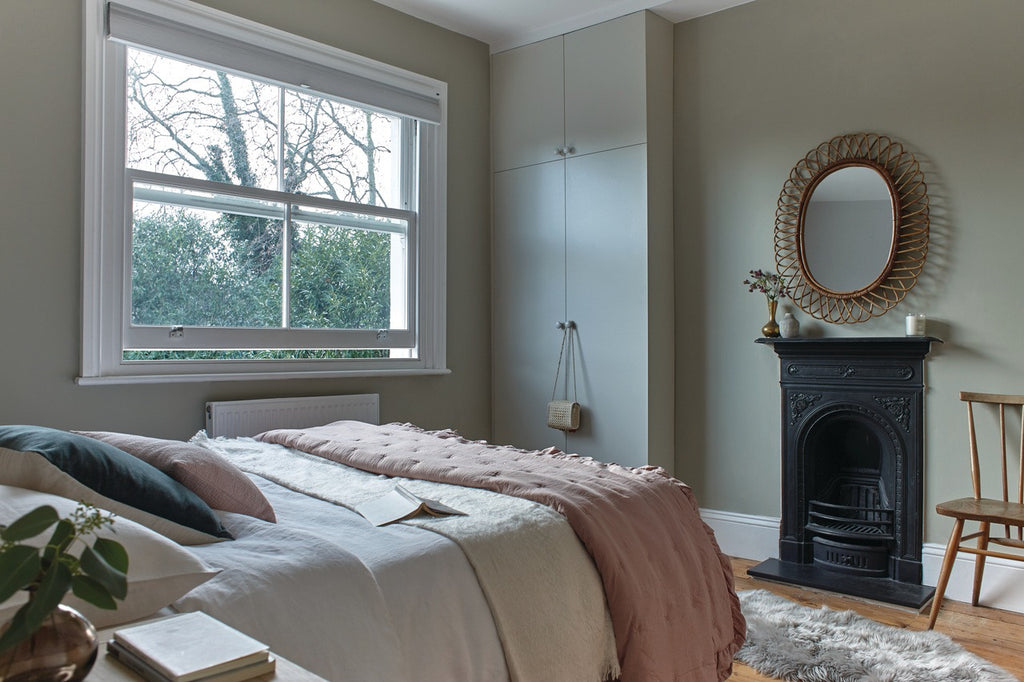 Farrow & Ball Ash Grey (W9) in een interieur