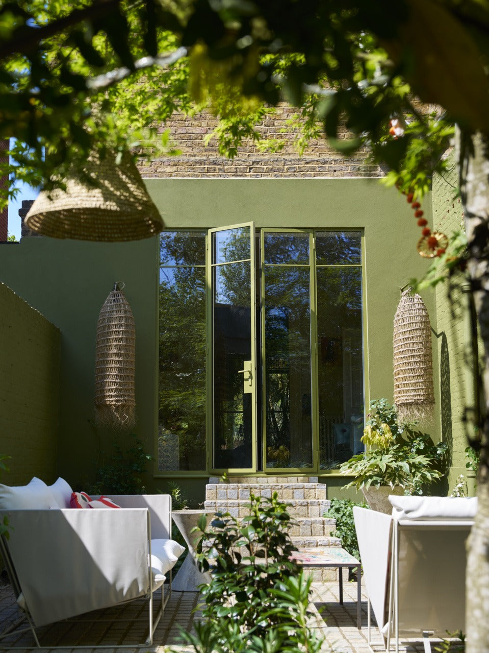Farrow & Ball Bancha (298) in een interieur