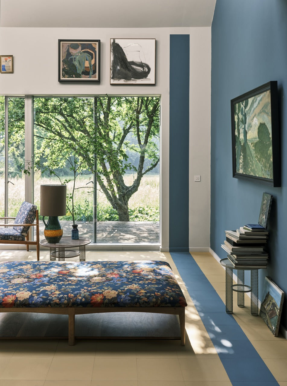 Farrow & Ball Berrington Blue (14) in een interieur