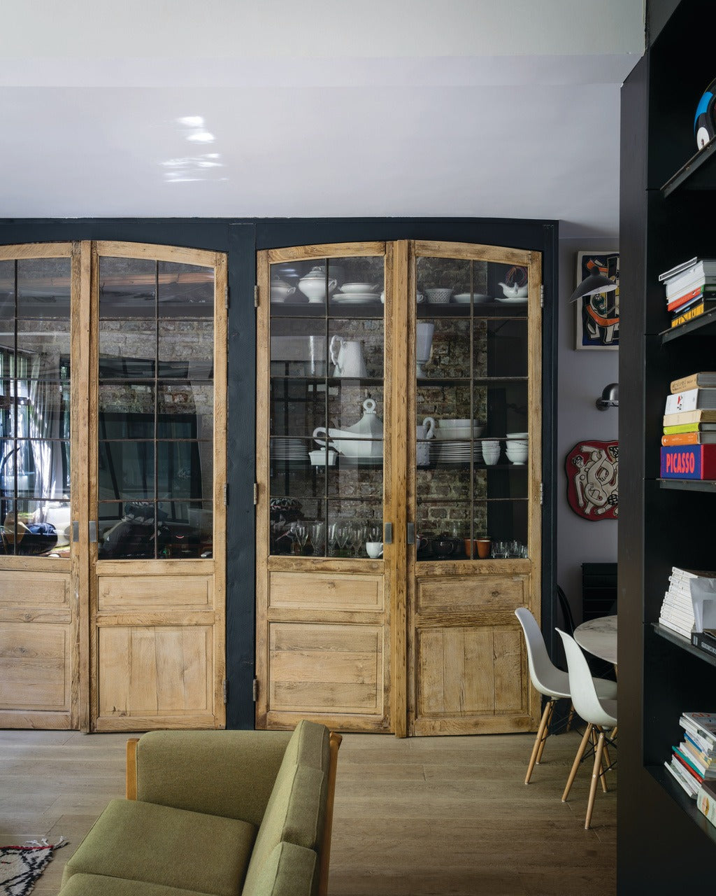 Farrow & Ball Black Blue (95) in een interieur