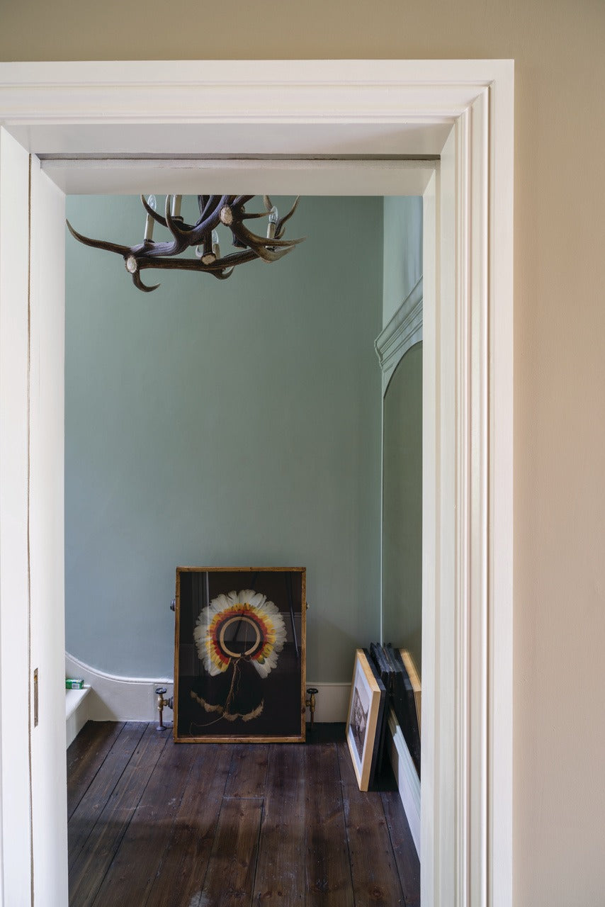 Farrow & Ball Blue Gray (91) in een interieur