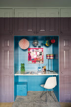 Farrow & Ball St Giles Blue (280) in een interieur