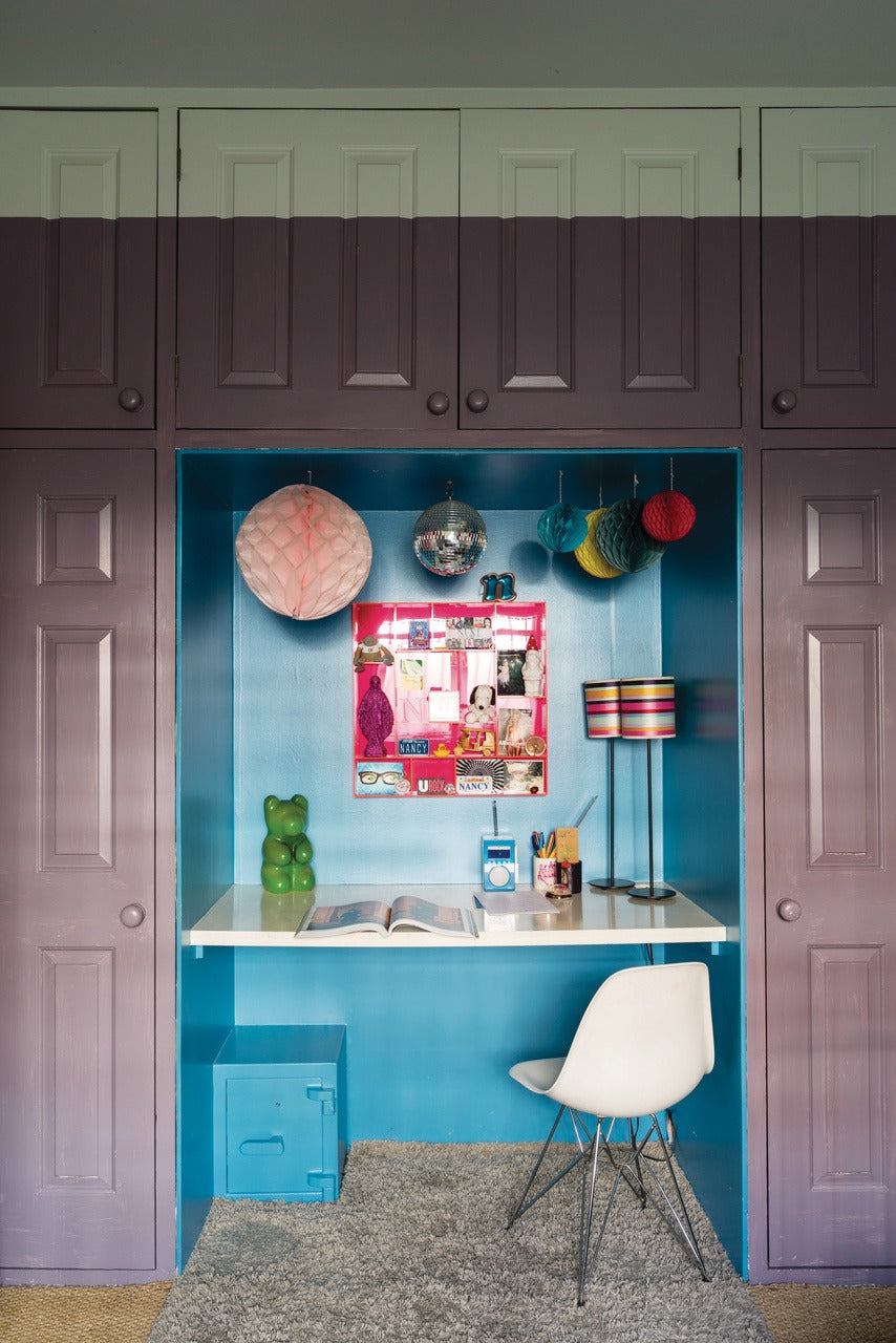 Farrow & Ball St Giles Blue (280) in een interieur