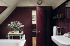 Farrow & Ball Brinjal (222) Tester in een interieur