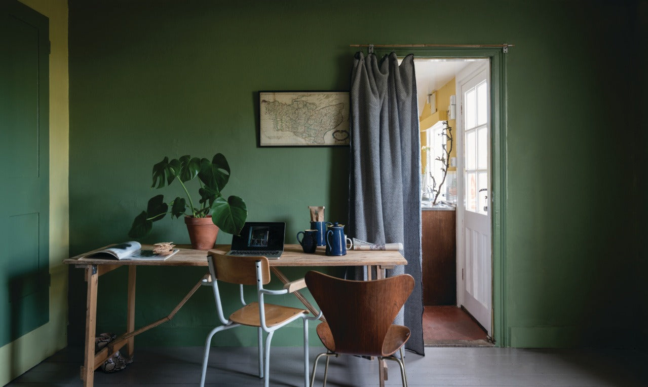 Farrow & Ball Calke Green® (34) in een interieur