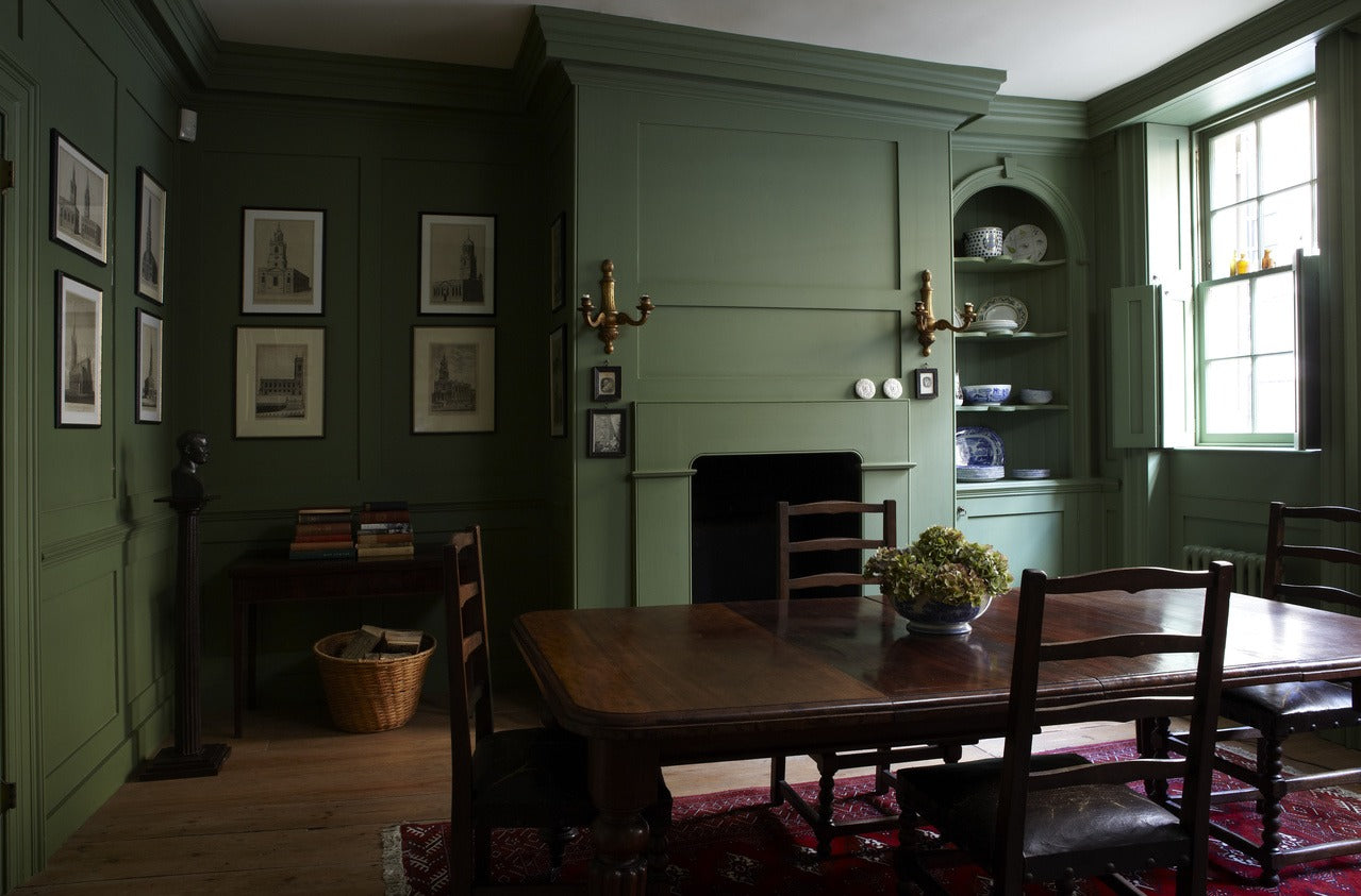 Farrow & Ball Calke Green® (34) in een interieur