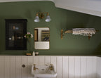 Farrow & Ball Calke Green® (34) Tester in een interieur