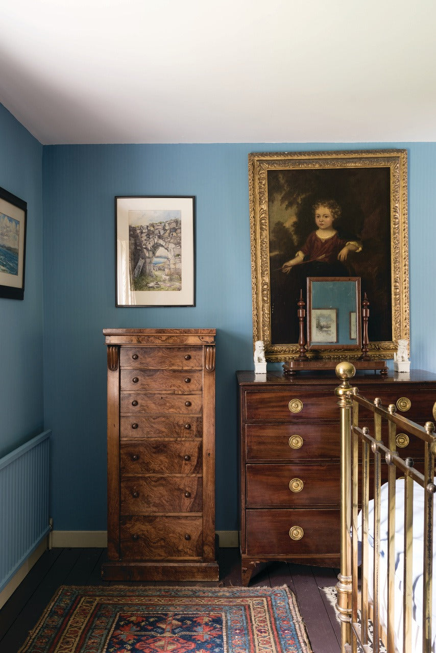 Farrow & Ball Chinese Blue (90) in een interieur