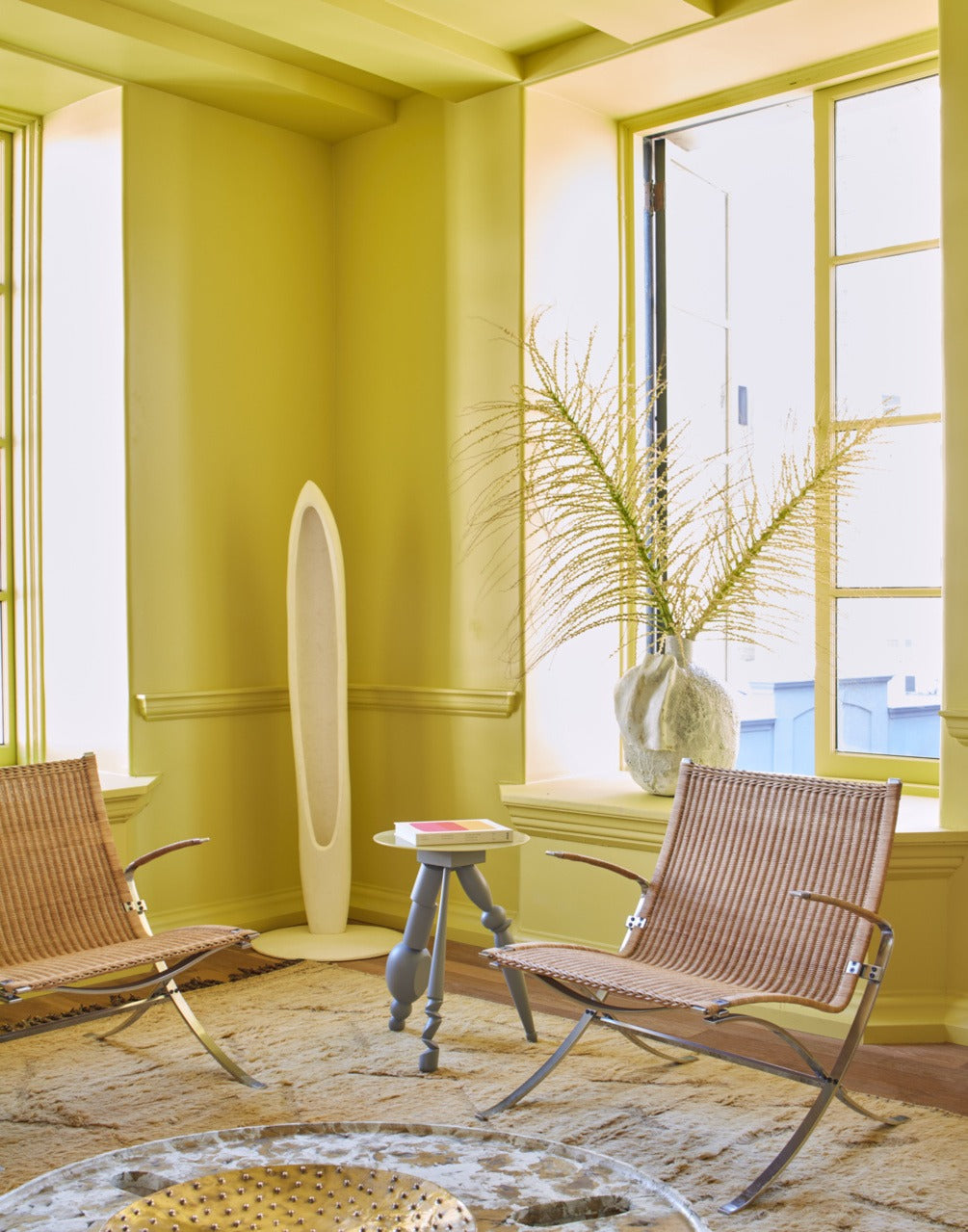 Farrow & Ball Citrona (CC3) in een interieur