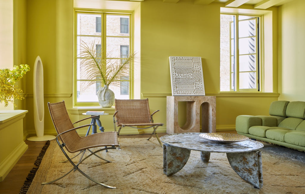 Farrow & Ball Citrona (CC3) in een interieur