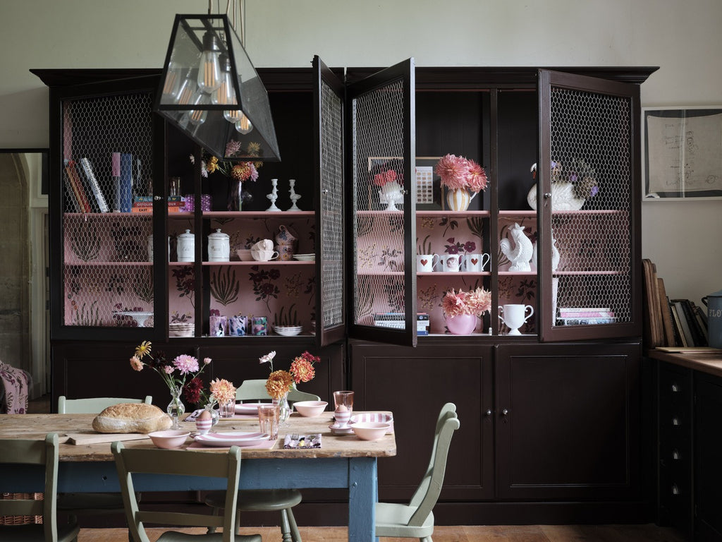 Farrow & Ball Suffield Green (77) in een interieur