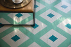 Farrow & Ball Cromarty (285) Tester in een interieur