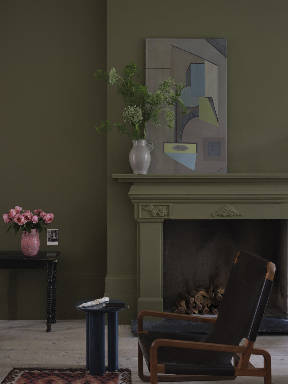 Farrow & Ball Dibber (312) in een interieur