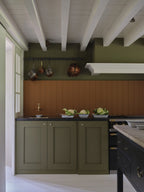 Farrow & Ball Dibber (312) Tester in een interieur