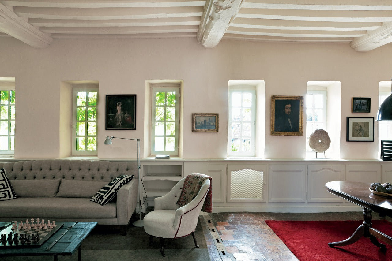 Farrow & Ball Dimity (2008) in een interieur