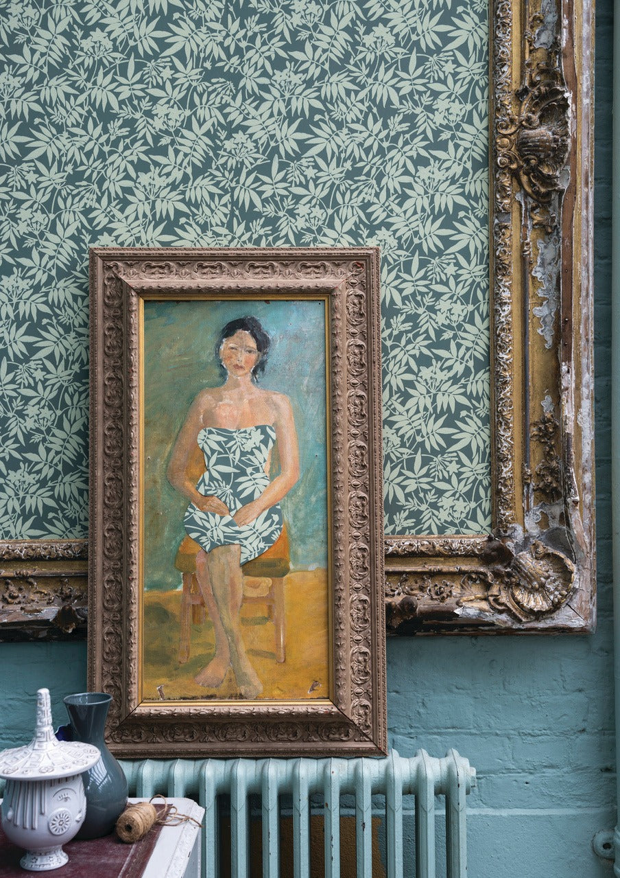 Farrow & Ball Dix Blue® (82) Tester in een interieur