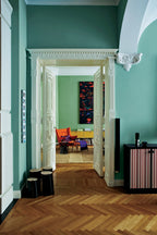 Farrow & Ball Saxon Green (80) in een interieur