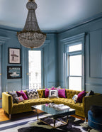 Farrow & Ball Stone Blue (86) Tester in een interieur