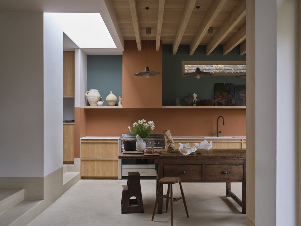 Farrow & Ball Marmelo (316) in een interieur