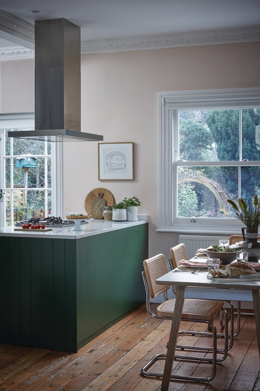 Farrow & Ball Duck Green (W55) in een interieur