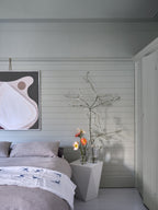 Farrow & Ball Eddy (301) Tester in een interieur