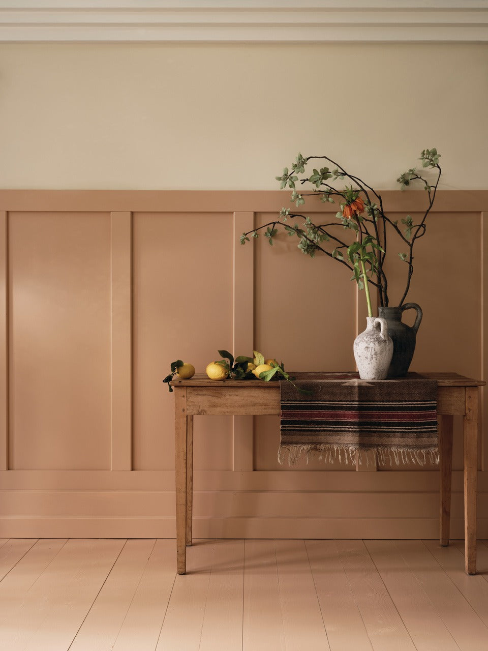 Farrow & Ball New White (59) Tester in een interieur