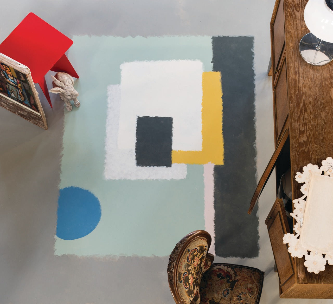 Farrow & Ball Cook's Blue® (237) in een interieur