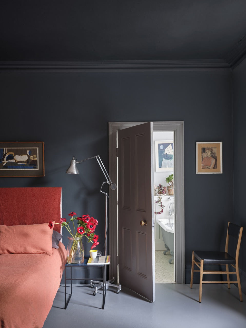 Farrow & Ball Hopper Head (305) in een interieur