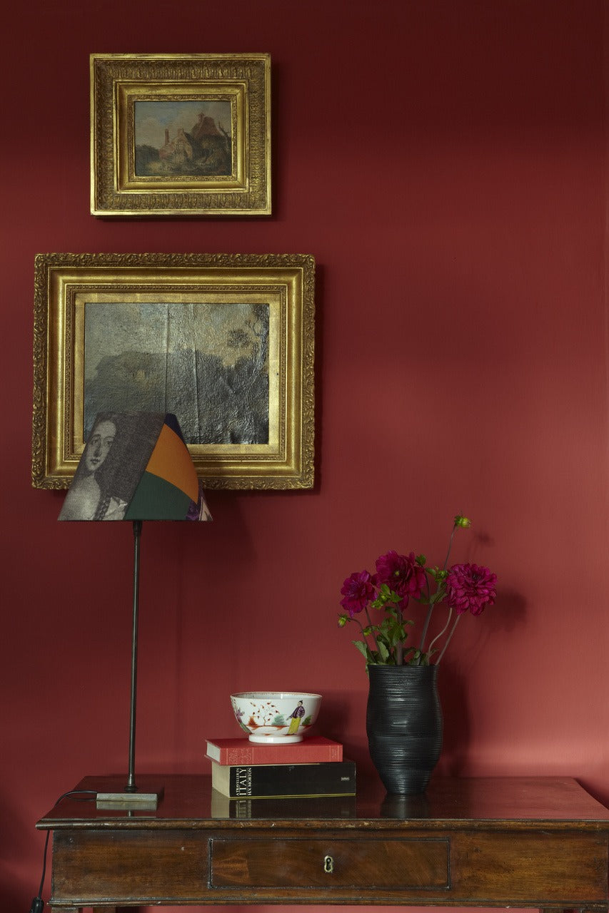 Farrow & Ball Incarnadine (248) Tester in een interieur