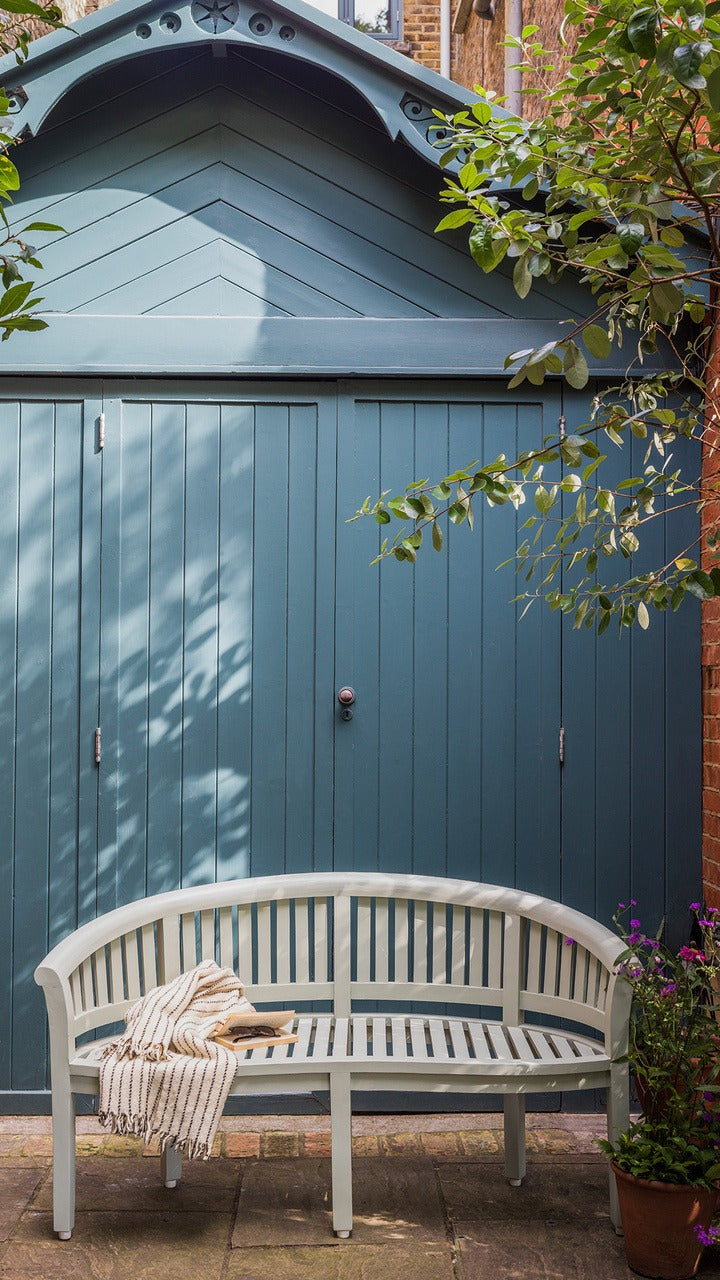 Farrow & Ball Blue Gray (91) in een interieur