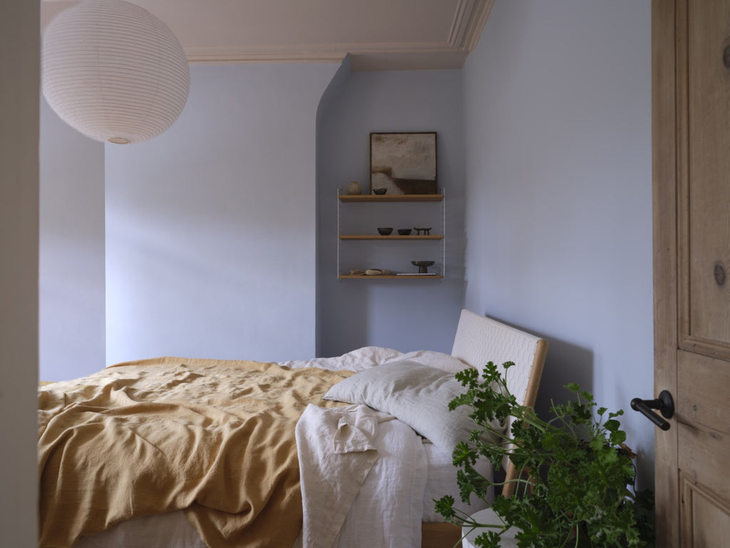 Farrow & Ball Kakelugn (317) in een interieur