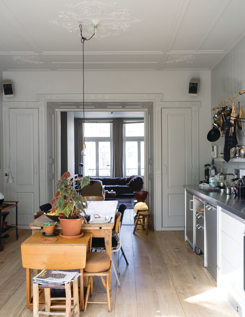 Farrow & Ball Lamp Room Gray® (88) in een interieur