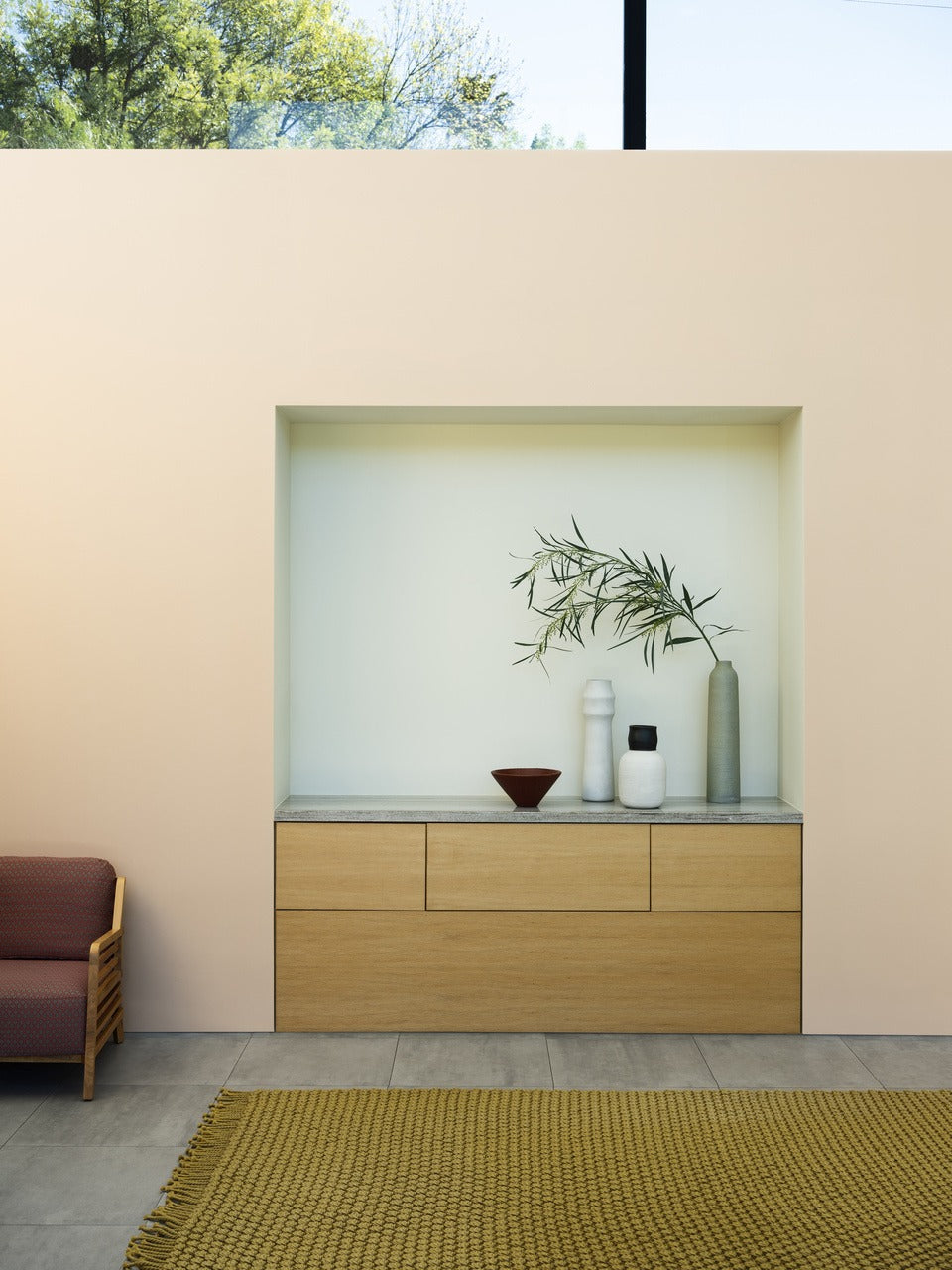 Farrow & Ball Light Sand (CC2) in een interieur