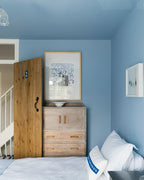 Farrow & Ball Lulworth Blue® (89) in een interieur