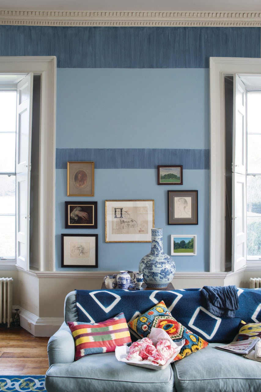 Farrow & Ball Lulworth Blue® (89) in een interieur