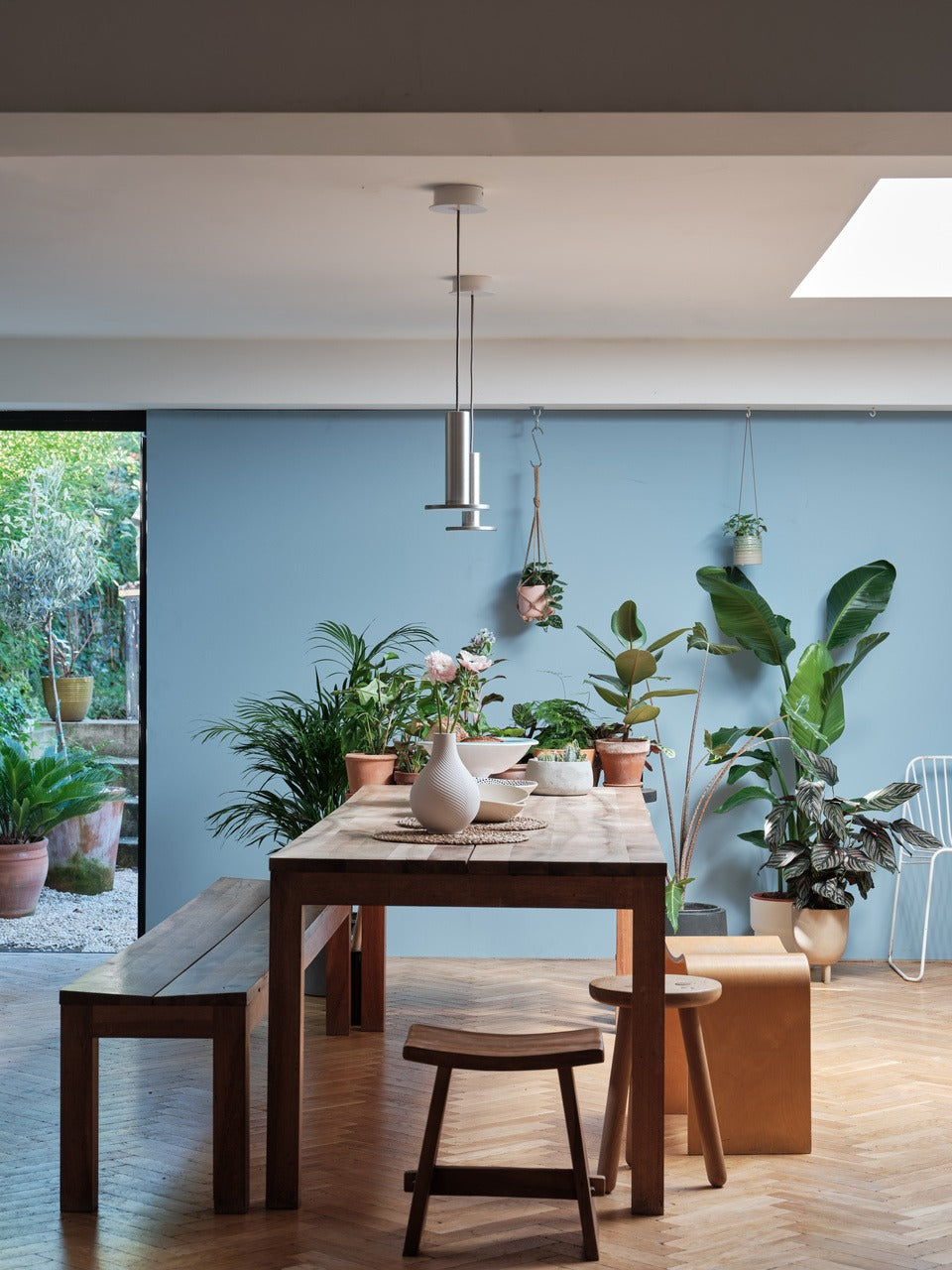Farrow & Ball Lulworth Blue® (89) Tester in een interieur