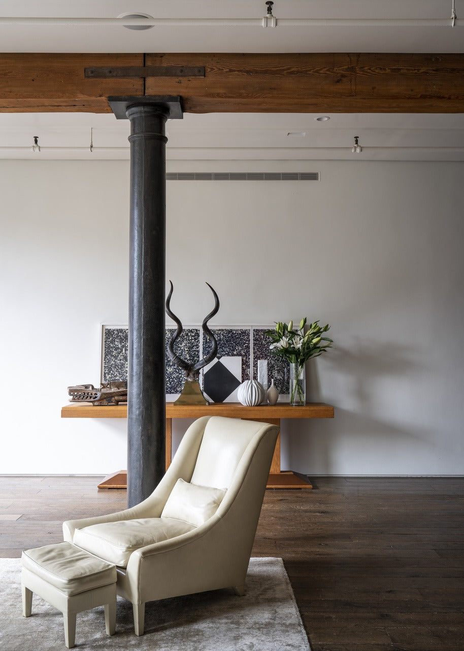 Farrow & Ball Manor House Gray (265) in een interieur