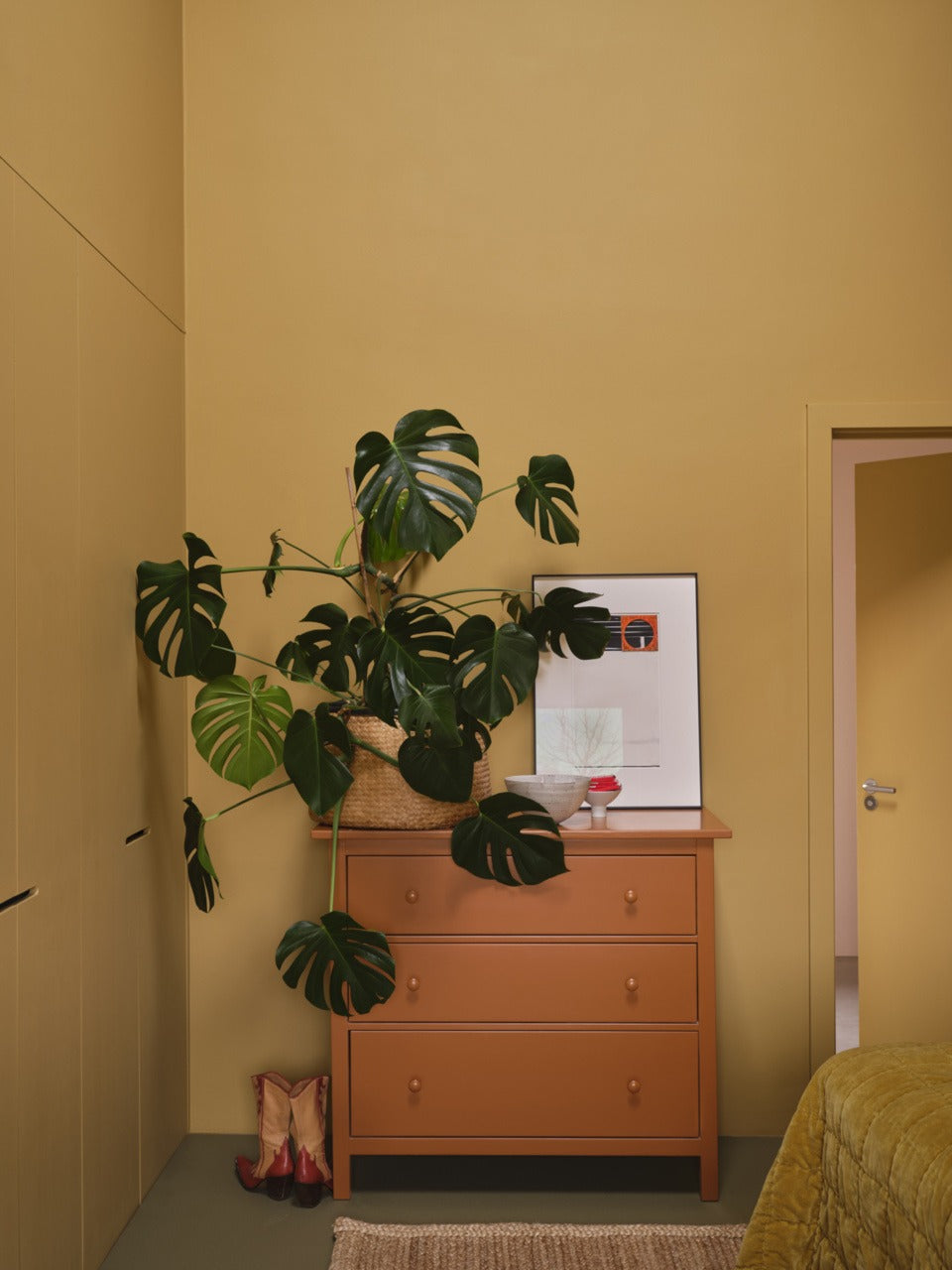 Farrow & Ball Marmelo (316) in een interieur