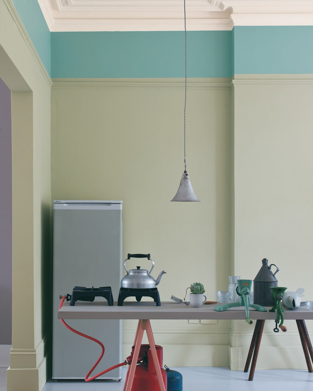 Farrow & Ball Porphyry Pink (49) in een interieur