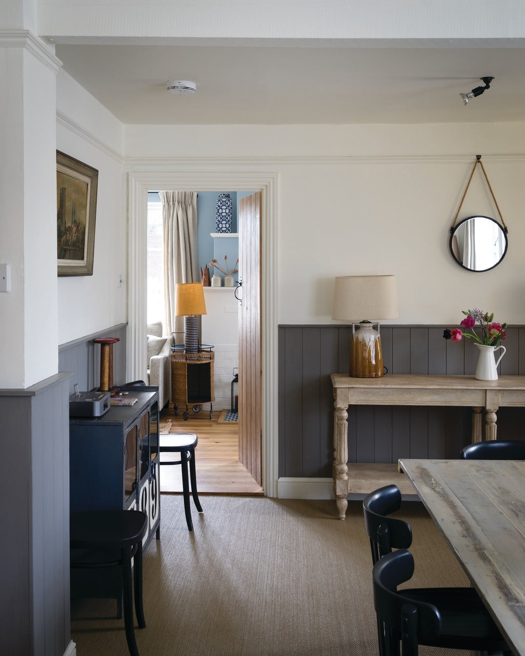 Farrow & Ball Mole's Breath (276) in een interieur