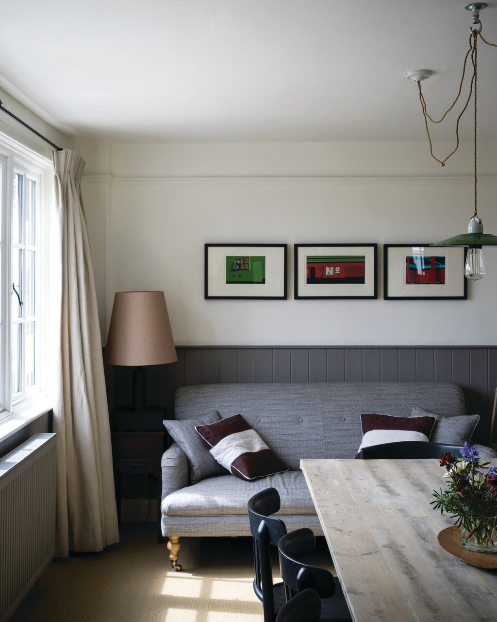 Farrow & Ball Mole's Breath (276) in een interieur