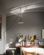 Farrow & Ball Worsted (284) Tester in een interieur